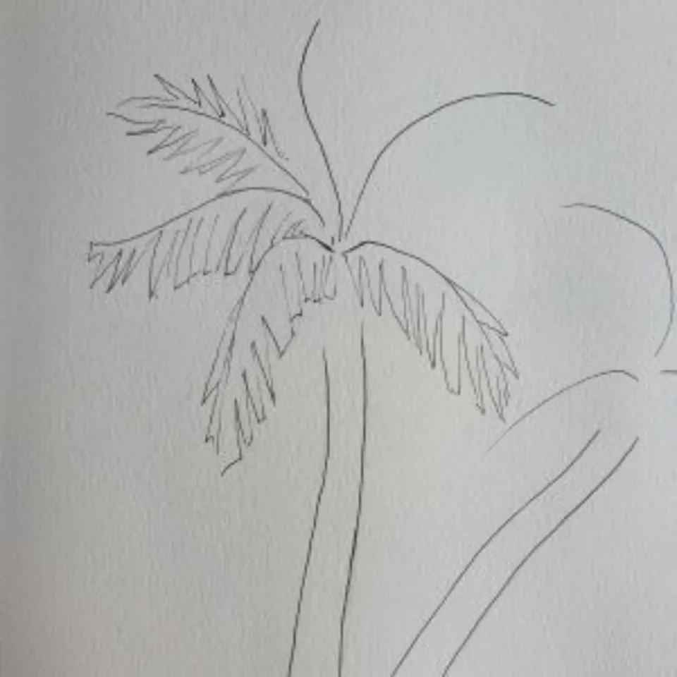 How to Draw a Palm Tree Step-by-step Guide