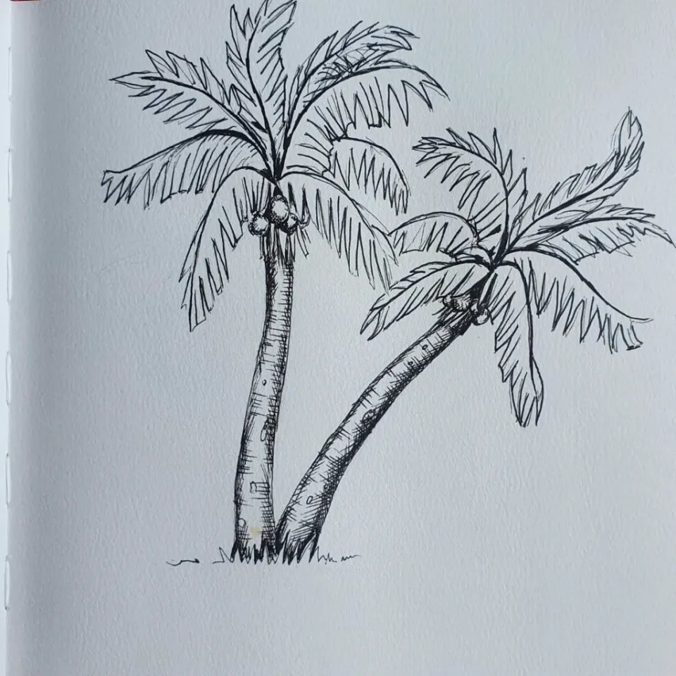 How to Draw a Palm Tree? Step-by-step Guide